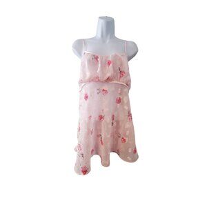 Seductive Wear Cinema Etoile lingerie top wmn M Coquette pink floral heart sheer